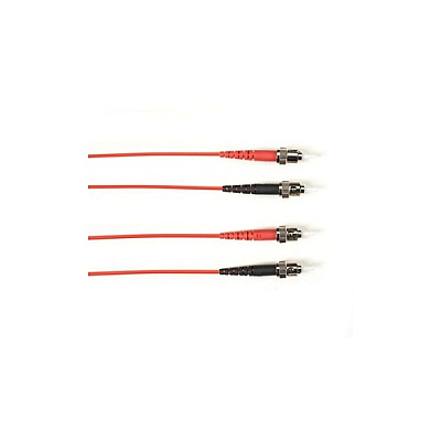 Black Box Om1 62.5/125 Multimode Fiber Optic Patch Cable - Ofnp Plenum, St To St, Red, 3-m (9.8-ft.), Gsa, Taa, Non-returnable/non-cancelable (P62003MSTSTRD)