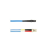Black Box Om1 62.5/125 Multimode Fiber Optic Patch Cable - Ofnp Plenum, Lc To Mtrj, Blue, 4-m (13.1-ft.), Gsa, Taa, Non-returnable/non-cancelable (P62004MLCMTBL)