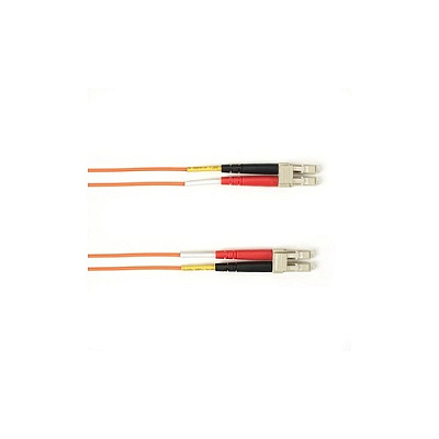 Black Box Om1 62.5/125 Multimode Fiber Optic Patch Cable - Ofnp Plenum, Lc To Lc, Orange, 5-m (16.4-ft.), Gsa, Taa, Non-returnable/non-cancelable (P62005MLCLCOR)