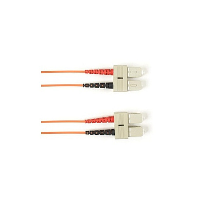 Black Box Om1 62.5/125 Multimode Fiber Optic Patch Cable - Ofnp Plenum, Sc To Sc, Orange, 5-m (16.4-ft.), Gsa, Taa, Non-returnable/non-cancelable (P62005MSCSCOR)
