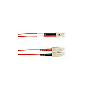 Black Box Om1 62.5/125 Multimode Fiber Optic Patch Cable - Ofnr Pvc, Sc To Lc, Red, 3-m (9.8-ft.), Gsa, Taa, Non-returnable/non-cancelable (R62003MSCLCRD)