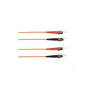Black Box Om1 62.5/125 Multimode Fiber Optic Patch Cable - Ofnr Pvc, St To St, Orange, 10-m (32.8-ft.), Gsa, Taa, Non-returnable/non-cancelable (R62010MSTSTOR)