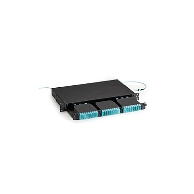 Black Box Fiber Optic High Density Mtp Enclosure - 3-slot, 1u, Gsa, Taa (FOEN50HD3H1U)