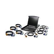 Iogear 8 Port Lcd Kvm Switch With Cables (GCL1808KITP)