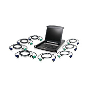 Iogear 8 Port 17 Lcd Combo Kvm Switch W/cable (GCL1808KITUTAA)
