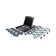 Iogear 16 Port Lcd Kvm Switch With Cables (GCL1816KIT)
