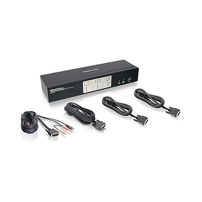 Iogear 2-port Dual View Dvi Kvmp Switch (GCS1642)