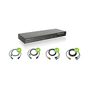 Iogear 16portkvmswitchwithusbandps/2cables(taa) (GCS1716KITTAA)