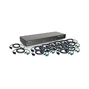 Iogear 16 Port Kvm Switch With 16 Usb Cables (GCS1716KITU)