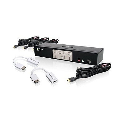 Iogear 4port Hdmi And Displayport Kvm (GCS1794DPKIT)