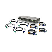 Iogear 8-port Combo Vga Kvmp Switch (GCS1808KIT)