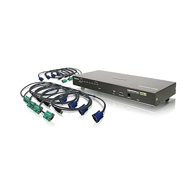 Iogear 8-port Combo Vga Kvmp Switch (GCS1808KITU)