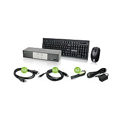 Iogear 2-port 4k Uhd Displayport Kvmp (GCS1902KM)