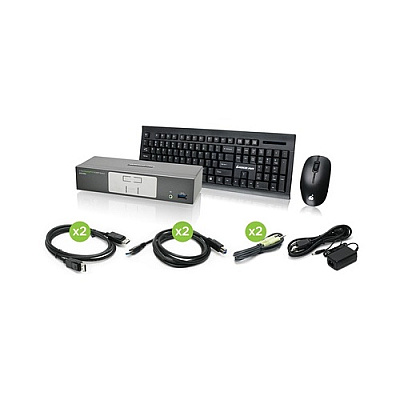 Iogear 2-port 4k Uhd Displayport Kvmp (GCS1902KM)