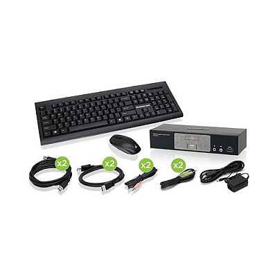 Iogear 2-port Displayport 1.2 Kvmp With Wirel (GCS1932KM)