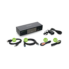 Iogear 2-port 4k Displayport Kvm Switch (GCS1932M)