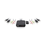 Iogear 2-port Usb Displayport Cable Kvm Switch (GCS52DP)