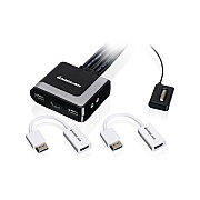 Iogear 2port Hdmi Kvm With Displayport (GCS62HDPKIT)