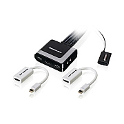 Iogear 2port Hdmi Kvm Swtch W/mini Displayport (GCS62HMDPKIT)