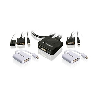 Iogear 17 In Lcd And 8-port Ip Kvm Bundle (GCS922MDPKIT)