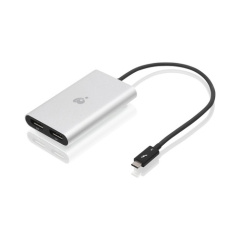 Iogear Thunderbolt3to Dual4kdisplayport Adapter (GTC3DDP)