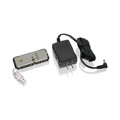 Iogear Hub 4 Ports Hi Speed Usb 480 Mbps (GUH274)