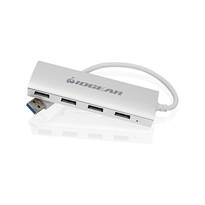 Iogear Aluminum Usb 3.0 4 Port Hub (GUH304)
