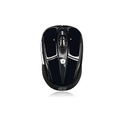 Adesso Black Wireless Programmable Mini Mouse (IMOUSES60B)