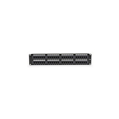 Black Box Cat5e Patch Panel, Punchdown - 2u, Unshielded, 48-port (JPM5E48A)
