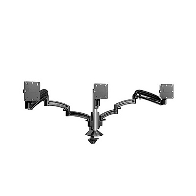 Chief Manufacturing K1 Clmn Mnt 3 Disp Dual 3l Arms, Blk (K1C330B)