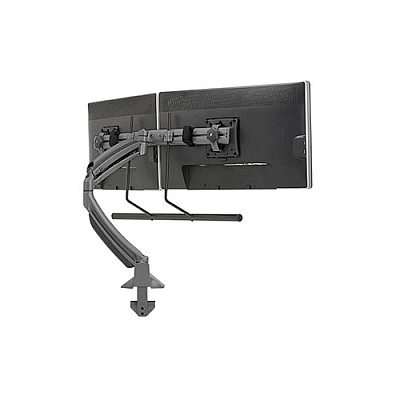 Chief Manufacturing K1 Desk Mnt Dual Disp 2l Arm H-array,blk (K1D22HB)