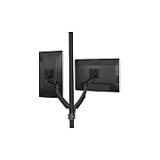 Chief Manufacturing K1 Pole Mnt Dual Disp Dual 2l Arms/blk (K1P220B)
