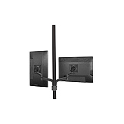 Chief Manufacturing K2 Pole Mnt Dual Disp Dual 2l Arms/ Blk (K2P220B)