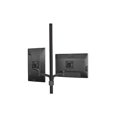 Chief Manufacturing K2 Pole Mnt Dual Disp Dual 2l Arms/ Blk (K2P220B)
