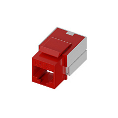Uncommonx Cat5e Keystone Jack 110 Type Red (KEYC5ERED)
