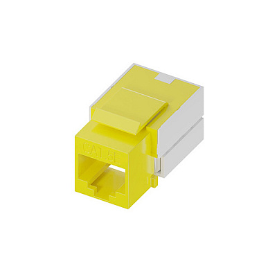 Uncommonx Cat5e Keystone Jack 110 Type Yellow (KEYC5EYLW)
