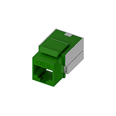 Uncommonx Cat.6 Rj45 110 Type Keystone Jack Green (KEYC6GRN)