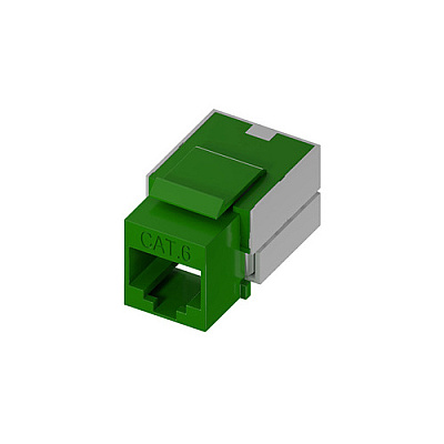 Uncommonx Cat.6 Rj45 110 Type Keystone Jack Green (KEYC6GRN)