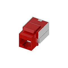 Uncommonx Cat.6 Rj45 110 Type Keystone Jack Red (KEYC6RED)