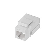 Uncommonx Cat.6 Rj45 110 Type Keystone Jack White. (KEYC6WHT)