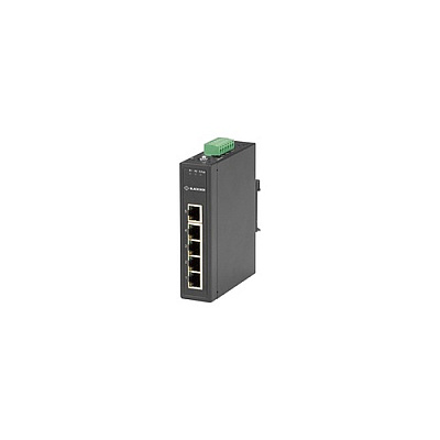 Black Box Fast Ethernet (100-mbps) Extreme Temperature Switch - (5) 10/100-mbps Copper Rj45, 12-48v Dc-power (LBH3050A)