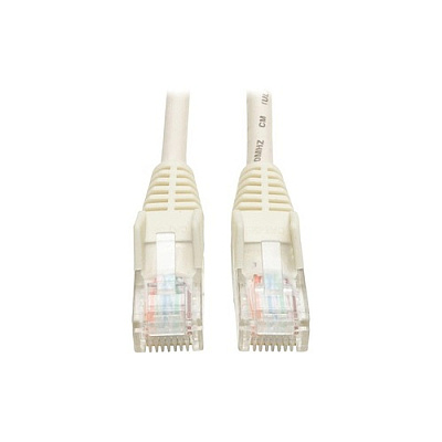 Tripp Lite 3ft Cat5e Snagless Patch Cable M/m White (N001003WH)