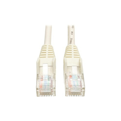 Tripp Lite 14ft Cat5 Snagless Patch Cable M/m White (N001014WH)