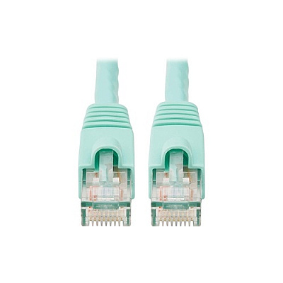 Tripp Lite 14ft Aug Cat6a Snagless Patch Cable Aqua (N261014AQ)