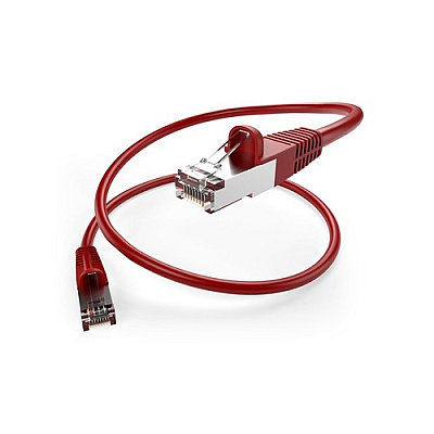 Uncommonx 1ft Red Cat5e Shielded Patch Cable (PC5E01FREDSHS)