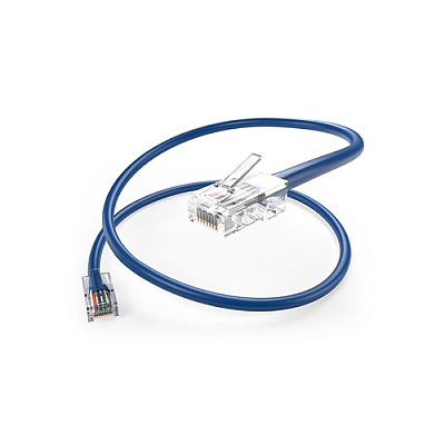 Uncommonx 50ft Blue Cat5e Patch Cable Utp No Boots (PC5E50FBLU)