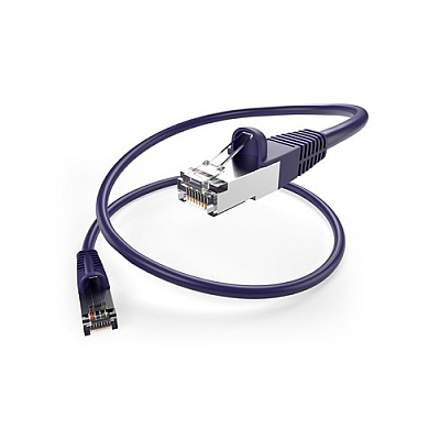 Uncommonx 50ft Purple Cat5e Shielded Patch Cable (PC5E50FPURSHS)