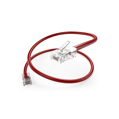 Uncommonx 50ft Red Cat5e Patch Cable Utp No Boots (PC5E50FRED)