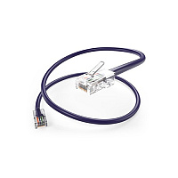 Uncommonx 6 Inch Purple Cat6 Patch Cable No Boots (PC66INPUR)