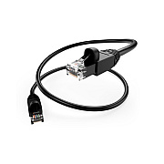 Uncommonx 6ft Black Cat6a 10 Gig Patch Cable (PC6A06FBLKS)